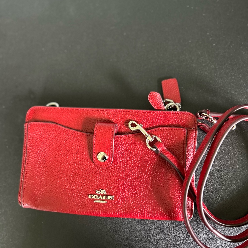 Coach Cherry Red Crossbody Bag